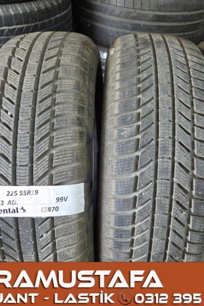 225 55 R 19 CONTINENTAL TS870 99V * 2024 * 3 ADET * CKL5355