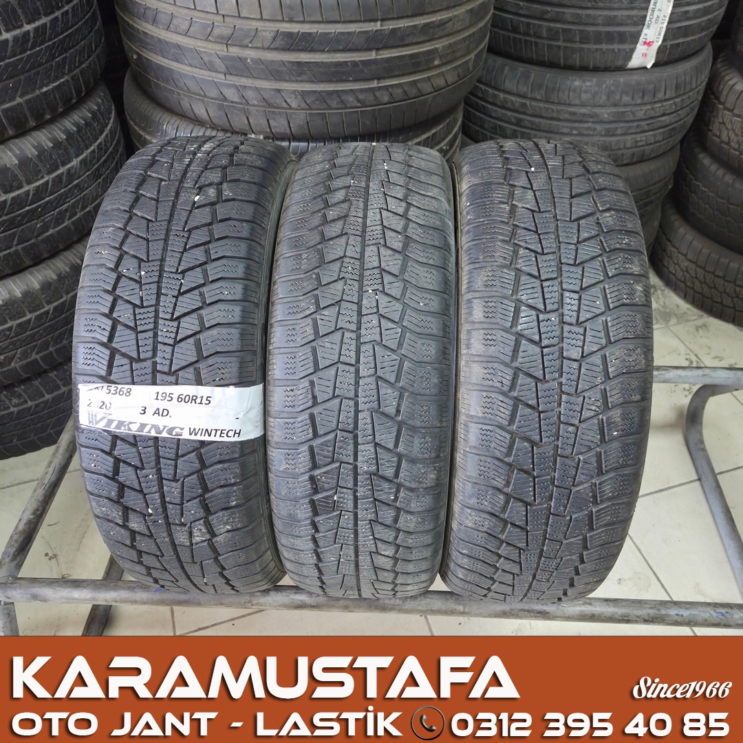 195 60 R 15 VIKING WINTECH 88T * 2020 * 3 ADET * CKL5368