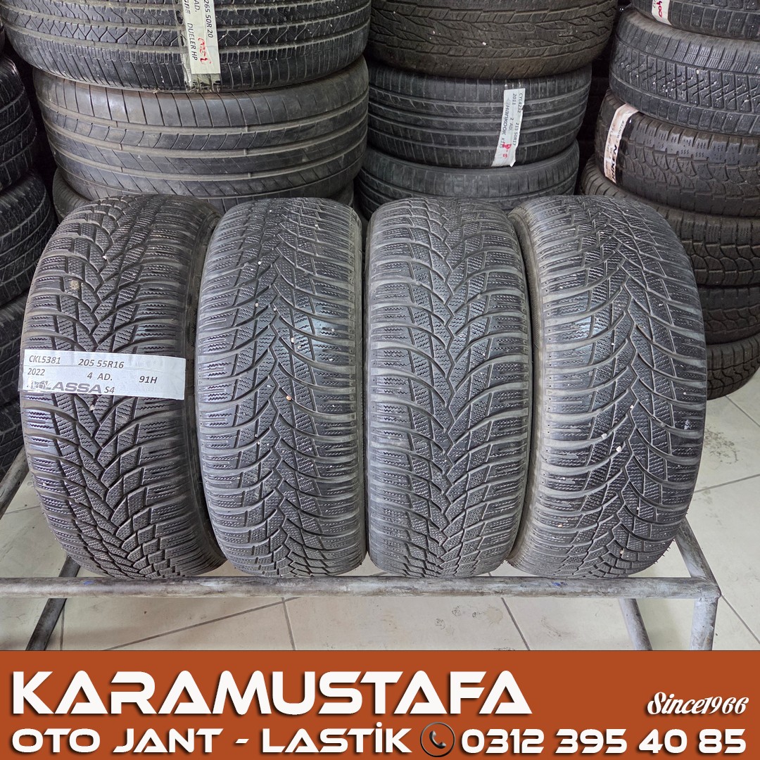 205 55 R 16 LASSA SNOWAYS4 91H * 2022 * 4 ADET * CKL5381