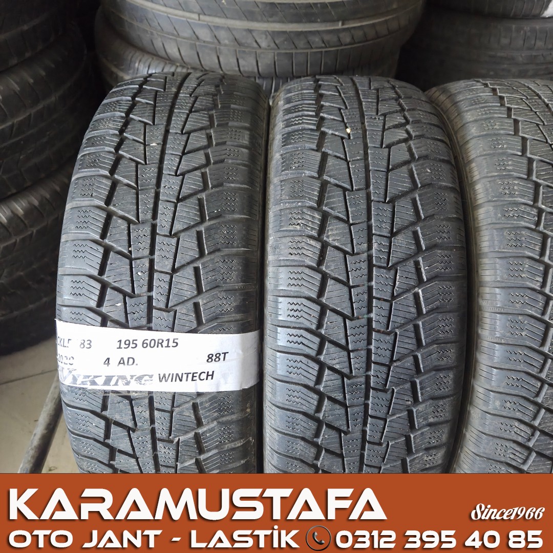 195 60 R 15 VIKING WINTECH 88T * 2020 * 4 ADET * CKL5383