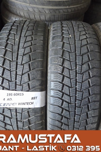 195 60 R 15 VIKING WINTECH 88T * 2020 * 4 ADET * CKL5383