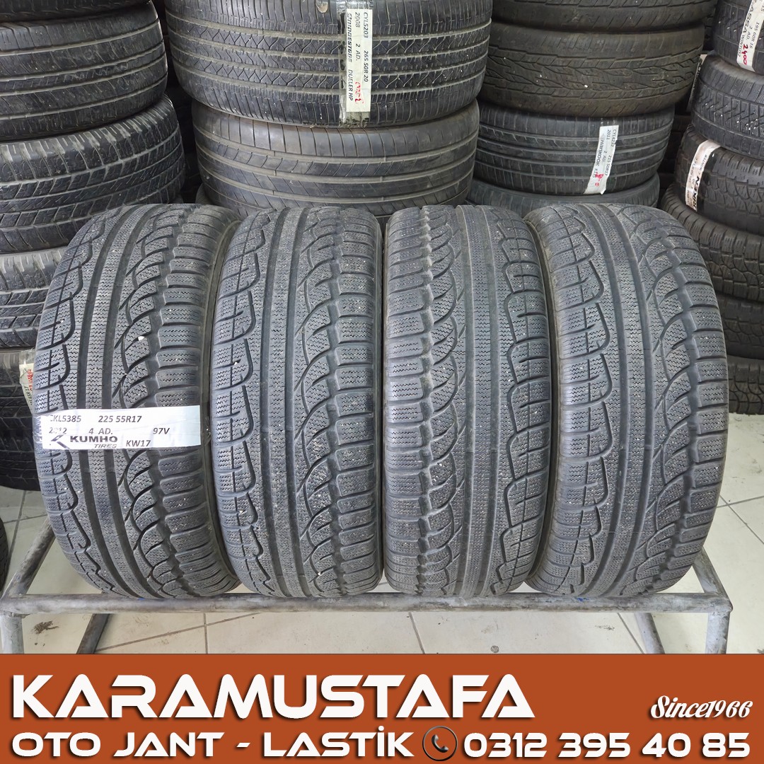 225 55 R 17 KUMHO KW17 97V * 2012 * 4 ADET * CKL5385