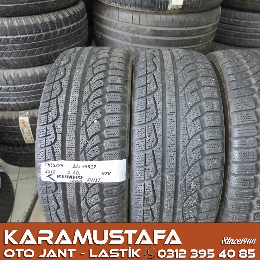 225 55 R 17 KUMHO KW17 97V * 2012 * 4 ADET * CKL5385