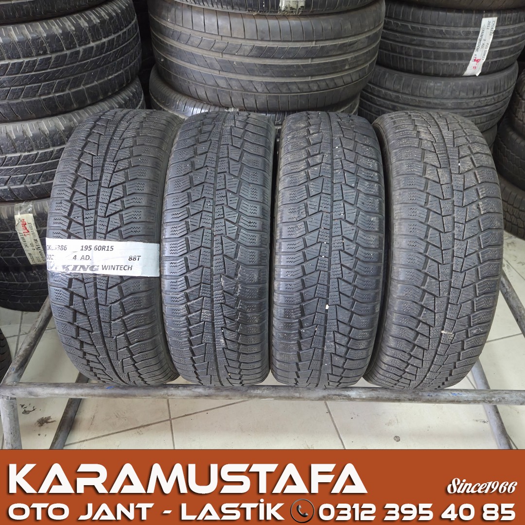 195 60 R 15 VIKING WINTECH 88T * 2020 * 4 ADET * CKL5386