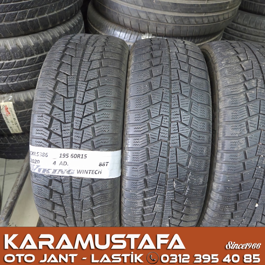 195 60 R 15 VIKING WINTECH 88T * 2020 * 4 ADET * CKL5386