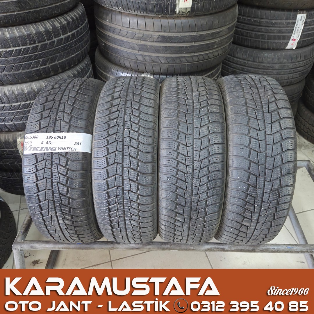 195 60 R 15 VIKING WINTECH 88T * 2020 * 4 ADET * CKL5388