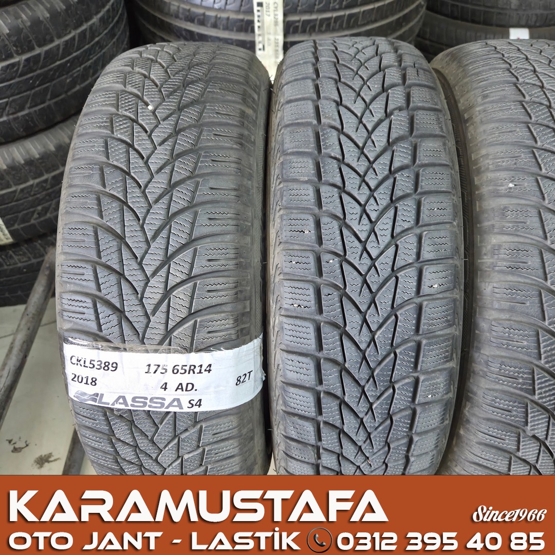 175 65 R 14 LASSA SNOWAYS4 82T * 2018 * 4 ADET * CKL5389