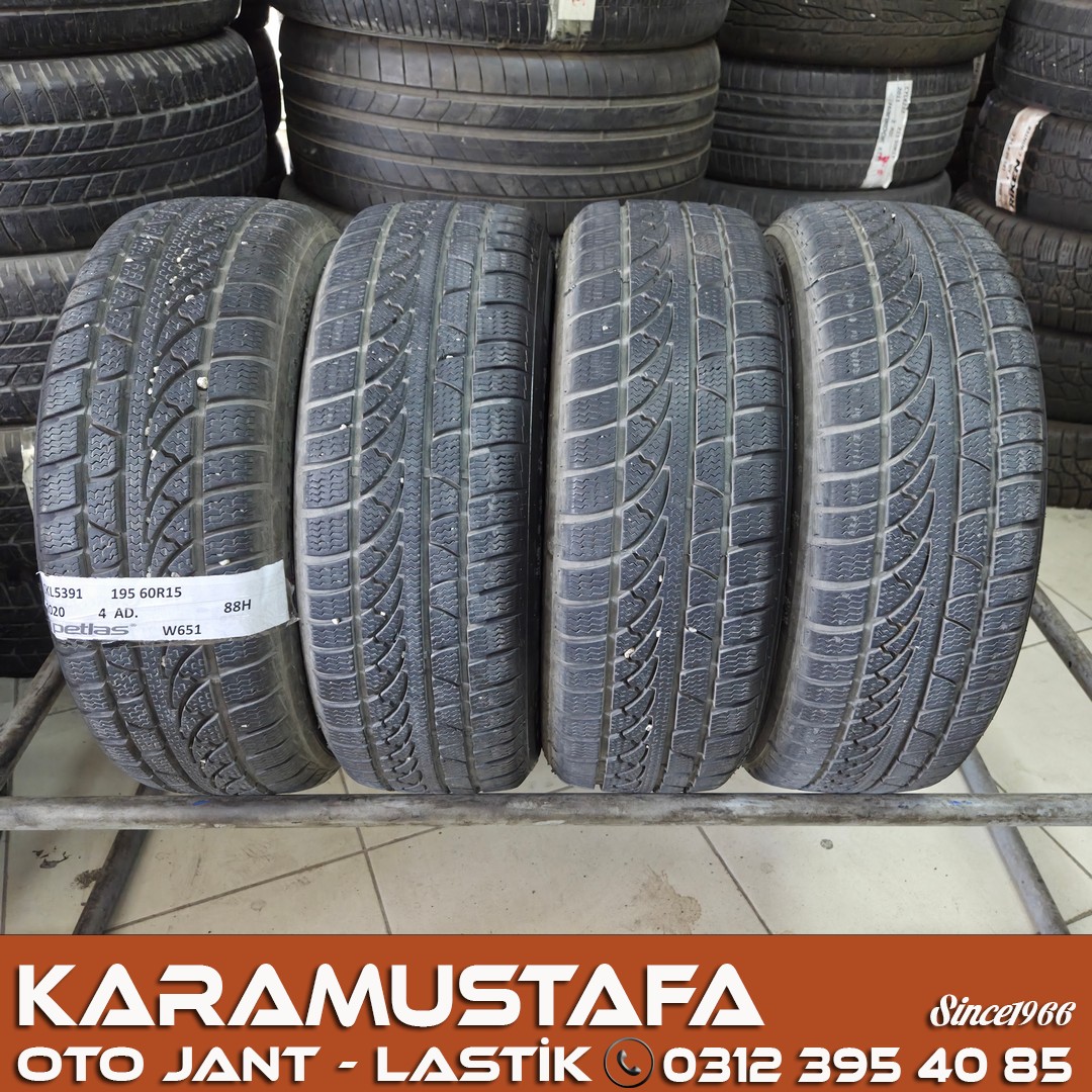 195 60 R 15 PETLAS W651 * 2020 * 4 ADET * CKL5391