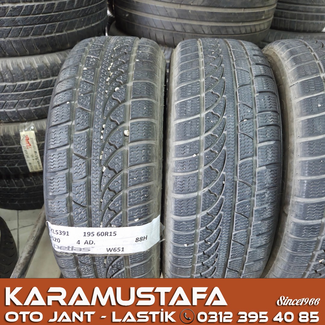 195 60 R 15 PETLAS W651 * 2020 * 4 ADET * CKL5391