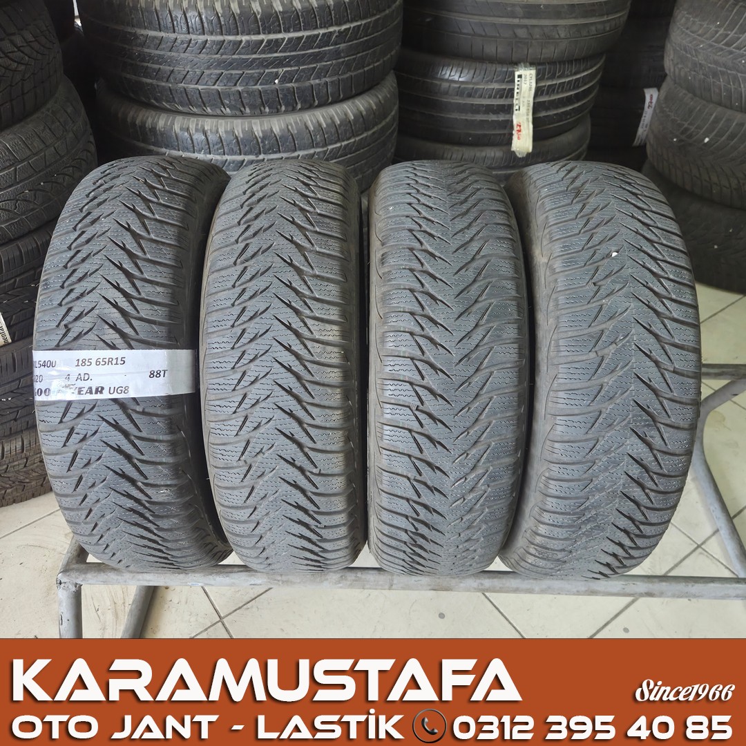 185 65 R 15 GOODYEAR  UG8 88T  * 2020 * 4 ADET * CKL5400
