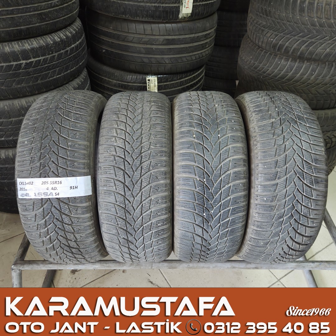 205 55 R 16 LASSA SNOWAYS4 91H * 2018 * 4 ADET * CKL5402