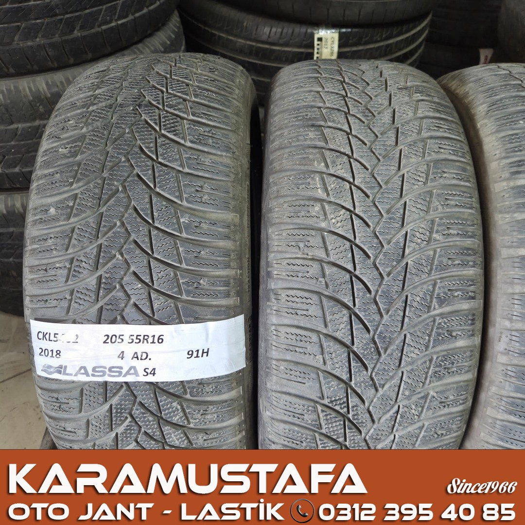 205 55 R 16 LASSA SNOWAYS4 91H * 2018 * 4 ADET * CKL5402