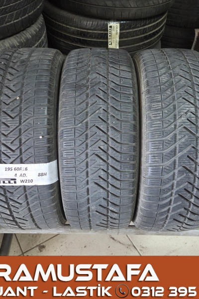 195 60 R 16 PIRELLI W210 88H * 2016 * 3 ADET * CKL5405