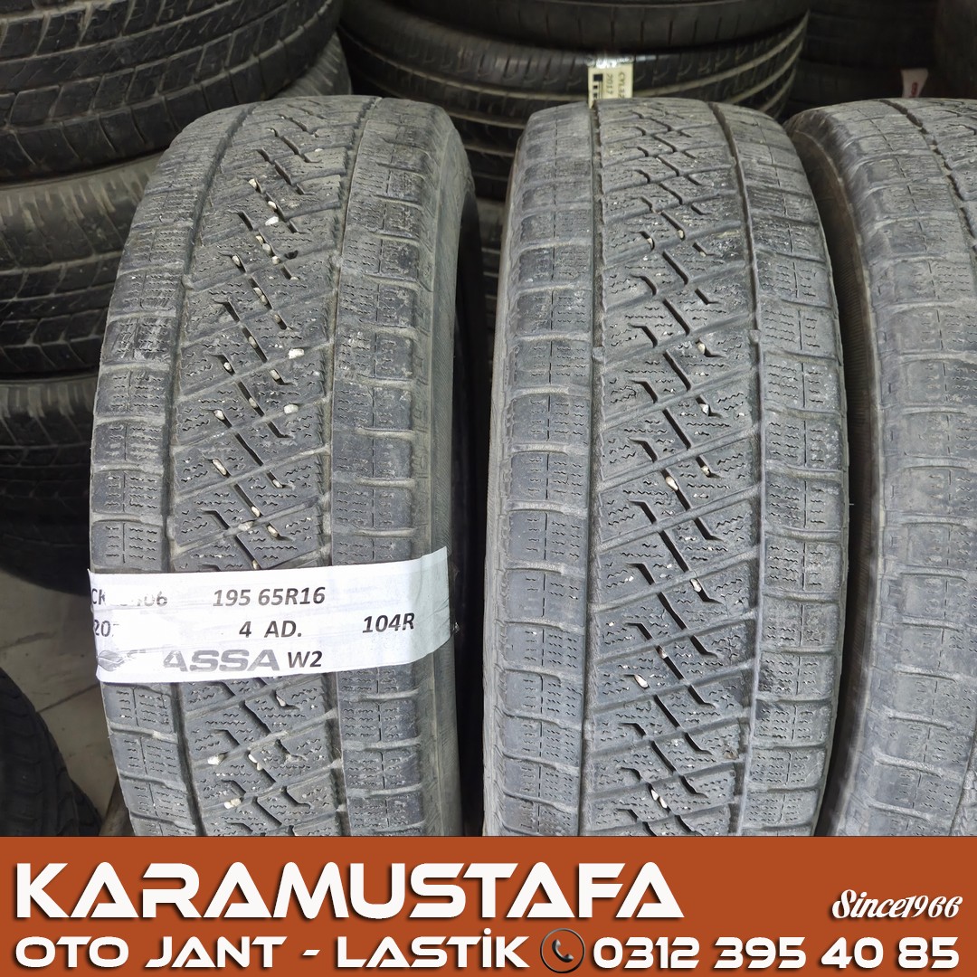 195 65 R 16 LASSA WINTUS2 104R * 2016 * 4 ADET * CKL5406