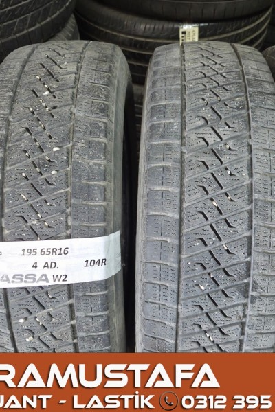 195 65 R 16 LASSA WINTUS2 104R * 2016 * 4 ADET * CKL5406