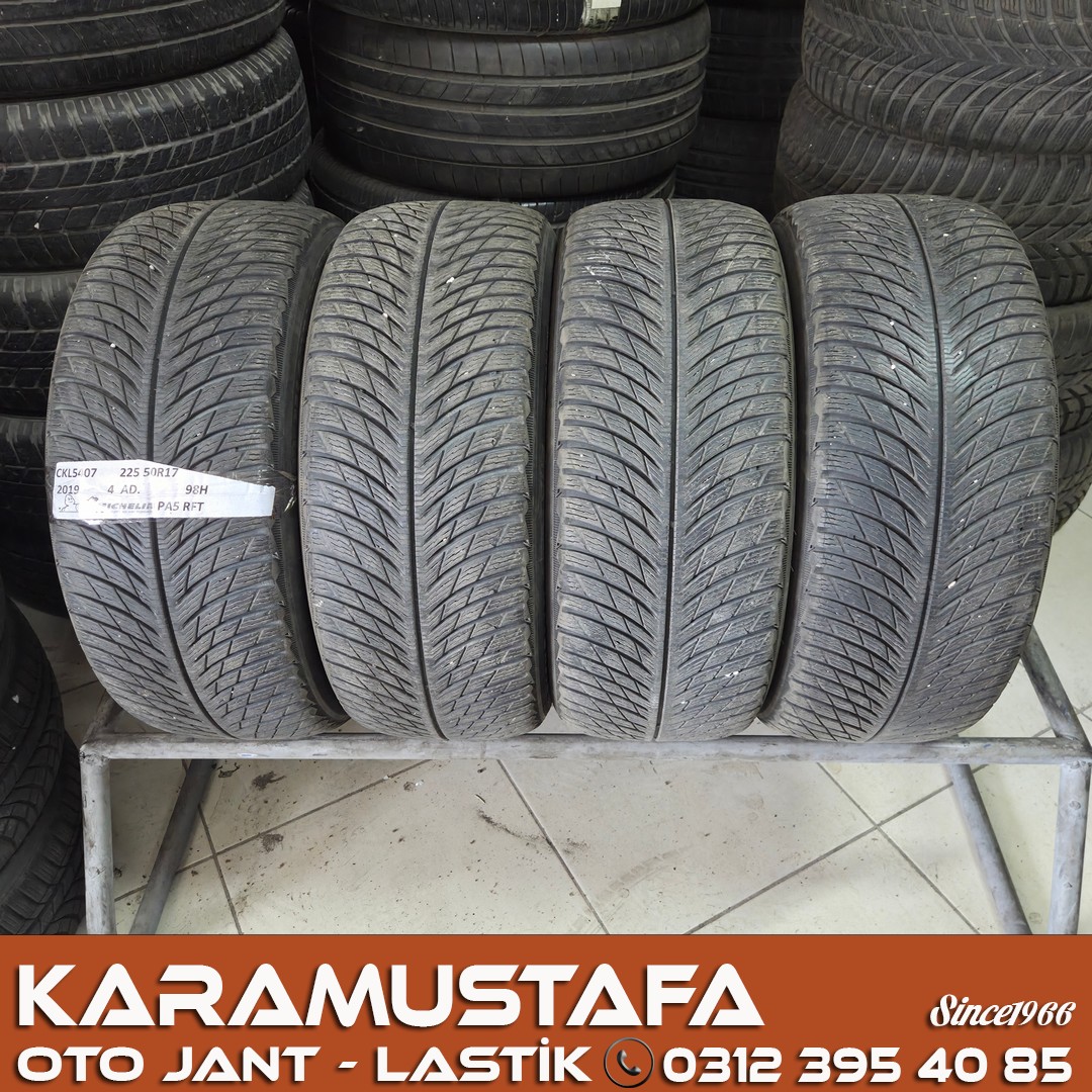 225 50 R 17 MICHELIN PILOT ALPIN5 ZP ( RFT ) 98H * 2019 * 4 ADET * CKL5407