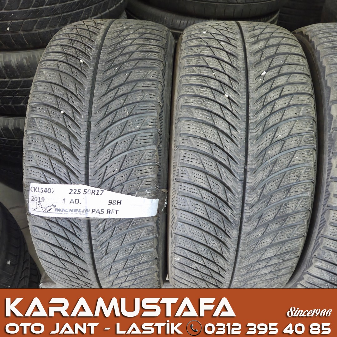 225 50 R 17 MICHELIN PILOT ALPIN5 ZP ( RFT ) 98H * 2019 * 4 ADET * CKL5407