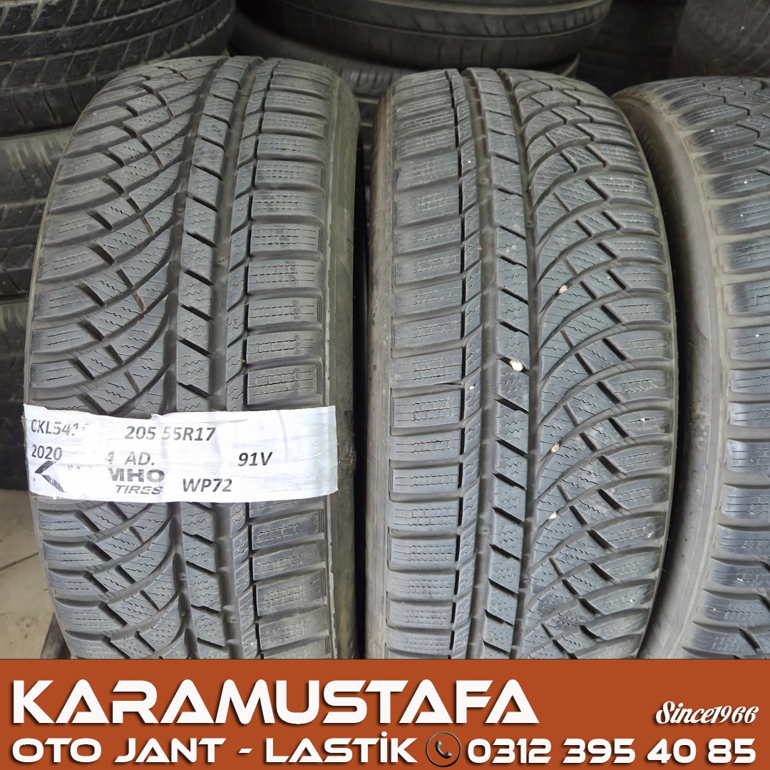 205 55 R 17 KUMHO WP72 91W * 2020 * 4 ADET * CKL5416