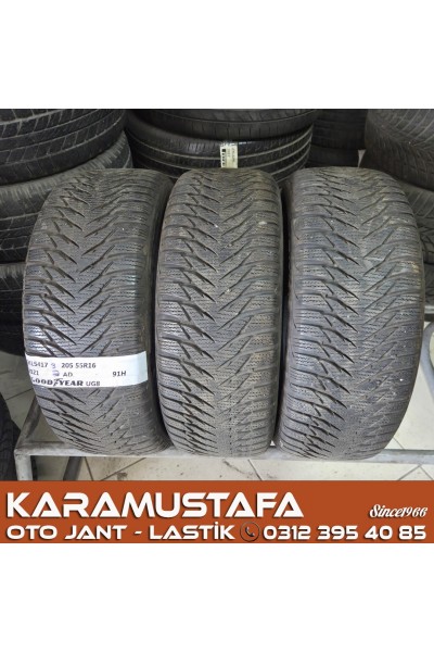 205 55 R 16 GOODYEAR UG8 91H * 2021 * 3 ADET * CKL5417