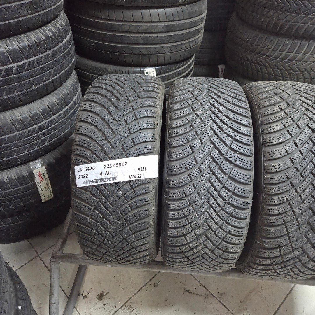 225 45 R 17 HANKOOK W462 91H * 2022 * 4 ADET * CKL5426