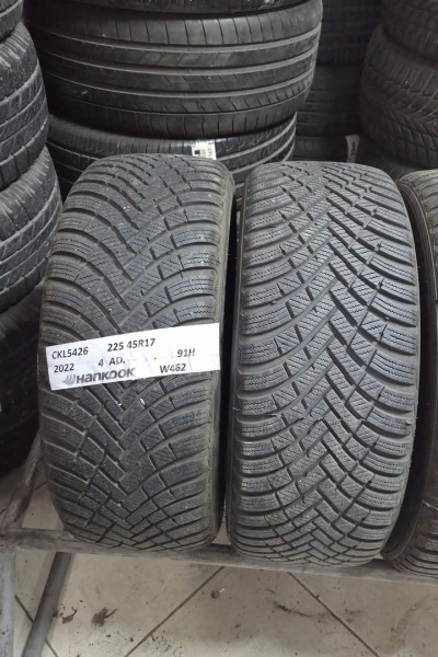 225 45 R 17 HANKOOK W462 91H * 2022 * 4 ADET * CKL5426