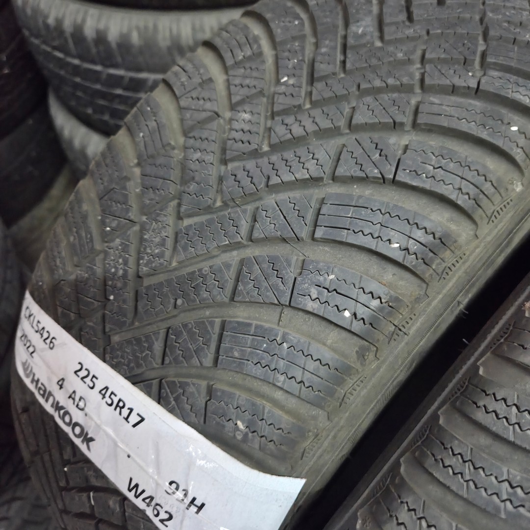 225 45 R 17 HANKOOK W462 91H * 2022 * 4 ADET * CKL5426