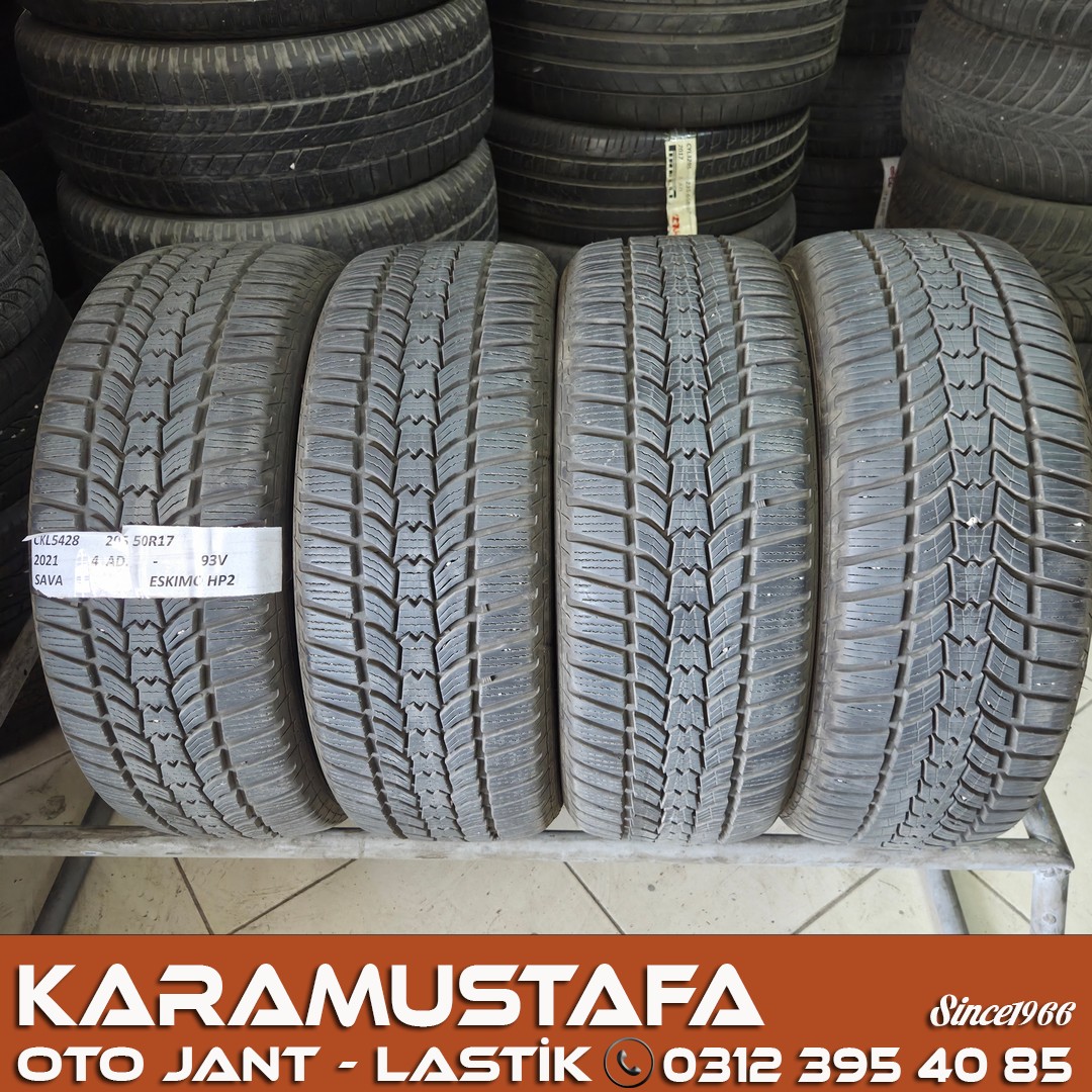 205 50 R 17 SAVA ESKIMO HP2 93V * 2021 * 4 ADET * CKL5428