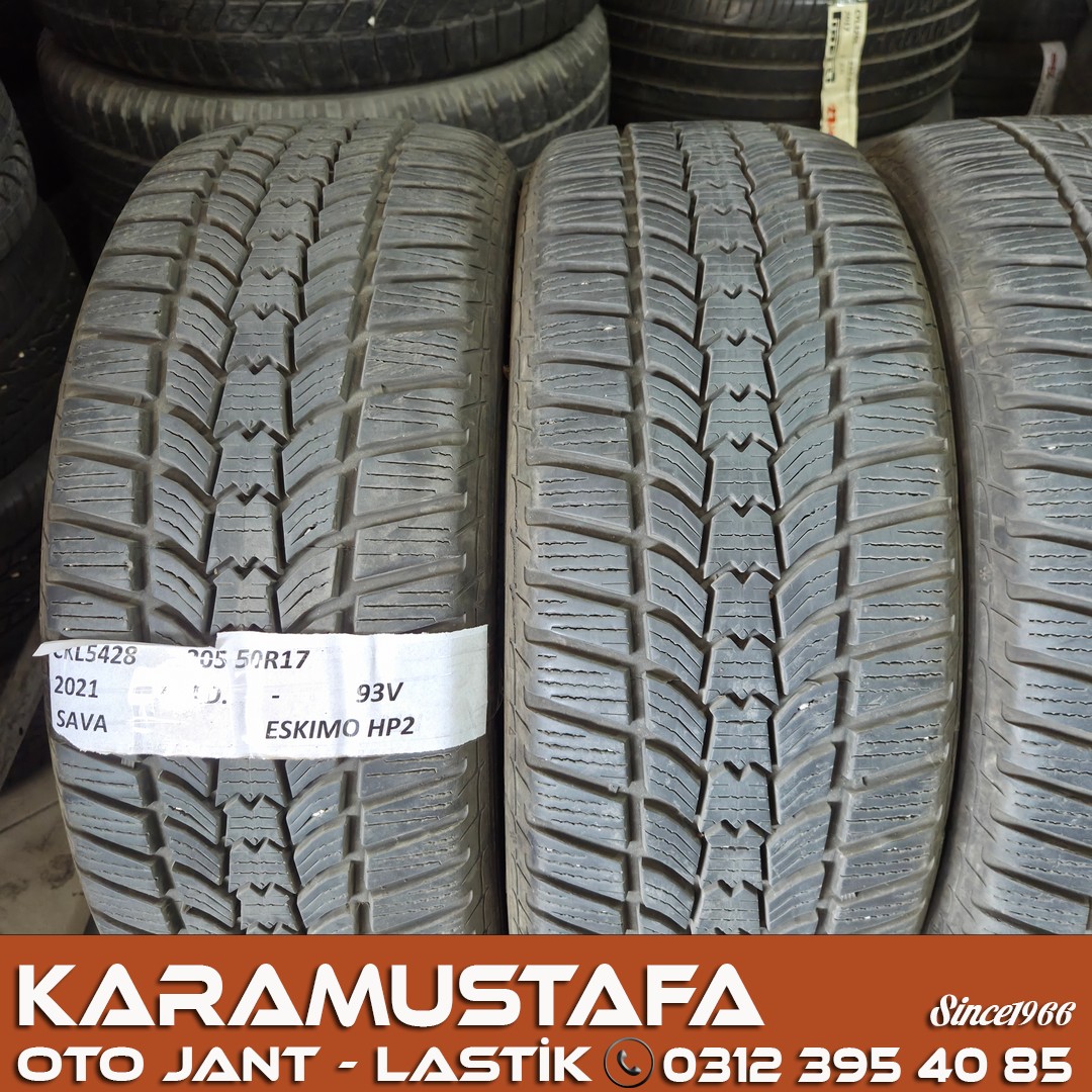 205 50 R 17 SAVA ESKIMO HP2 93V * 2021 * 4 ADET * CKL5428
