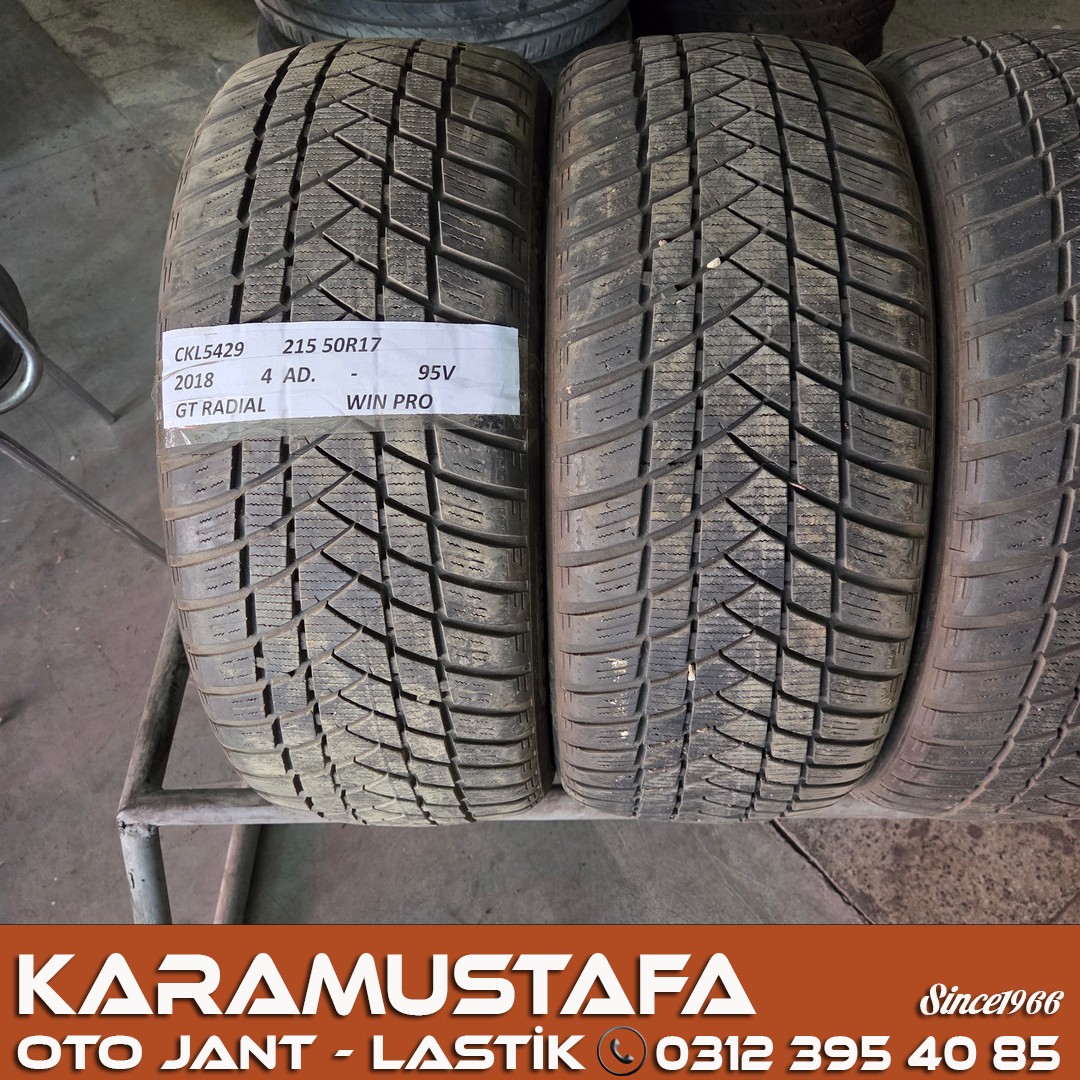 215 50 R 17 GT RADIAL WINTER PRO 95V * 2018 * 4 ADET * CKL5429