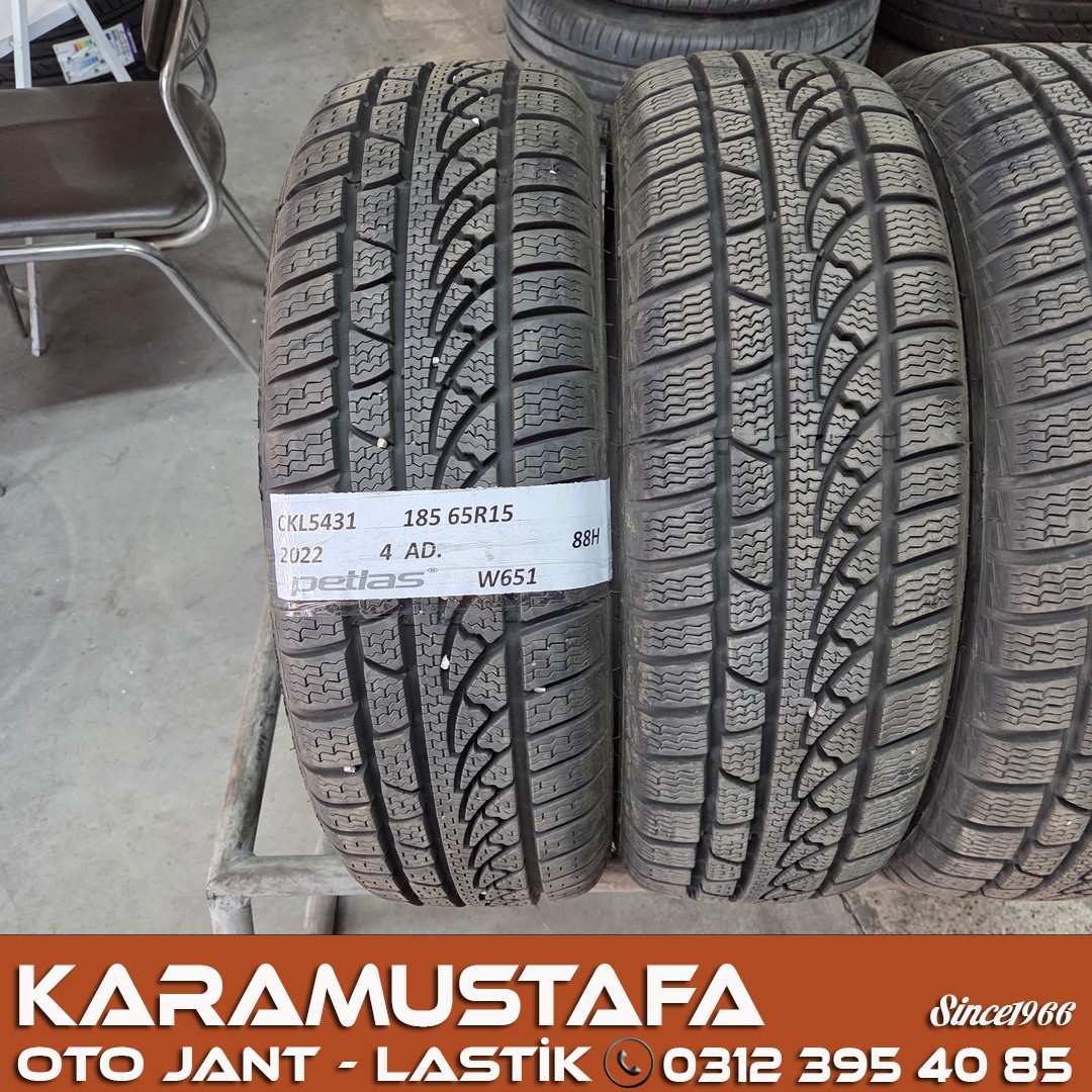 185 65 R 15 PETLAS W651 88T * 2022 * 4 ADET * CKL5431