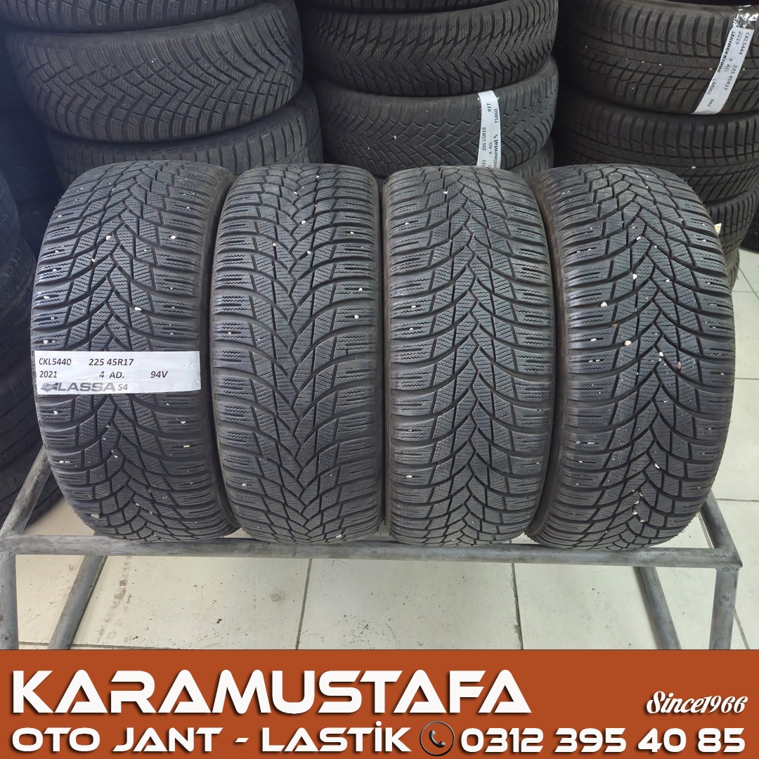 225 45 R 17 LASSA SNBOWAYS4 94V * 2021 * 4 ADET * CKL5440