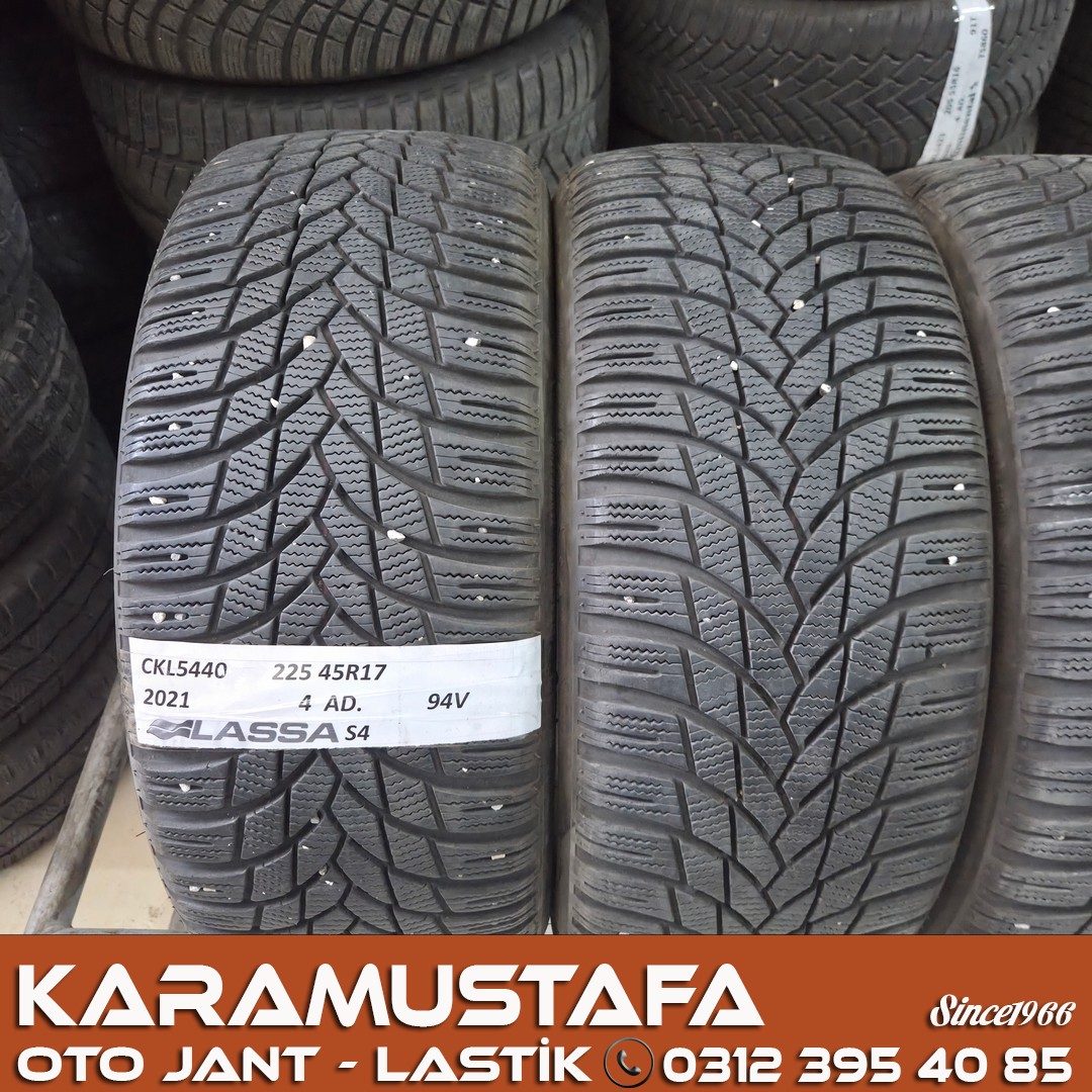 225 45 R 17 LASSA SNBOWAYS4 94V * 2021 * 4 ADET * CKL5440