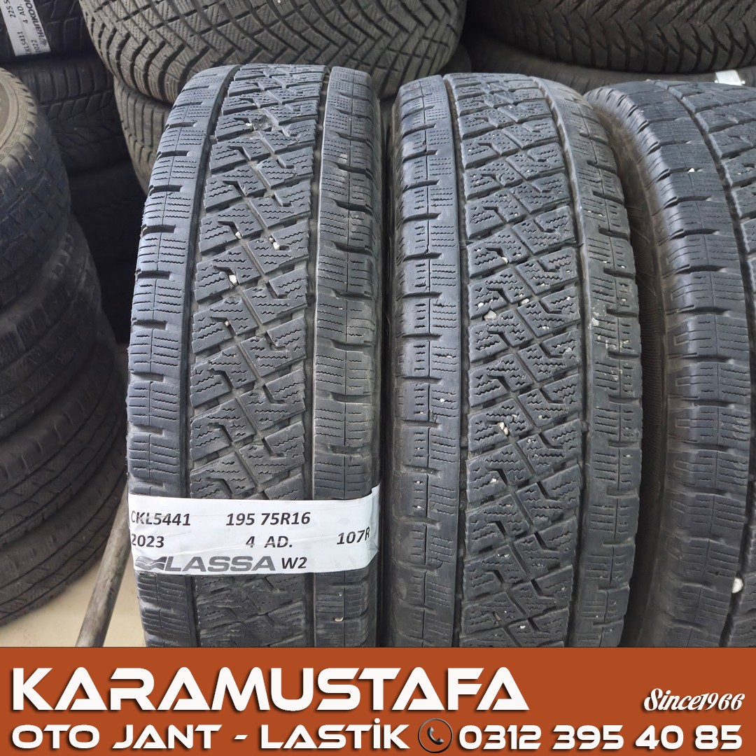 195 75 R 16 LASSA WINTUS 107R * 2023 * 4 ADET * CKL5441