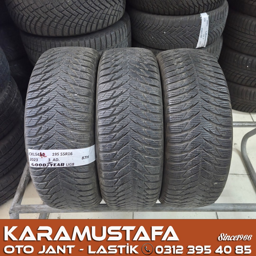 195 55 R 16 GOODYEAR UG8 87H * 2022 * 3 ADET * CKL5442