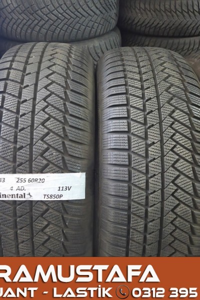 255 60 R 20 CONTINENTAL TS850P 113V * 2022 * 4 ADET * CKL5443