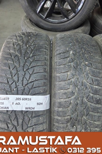 205 60 R 16 NOKIAN WRD4 92H * 2016 * 4 ADET * CKL5449