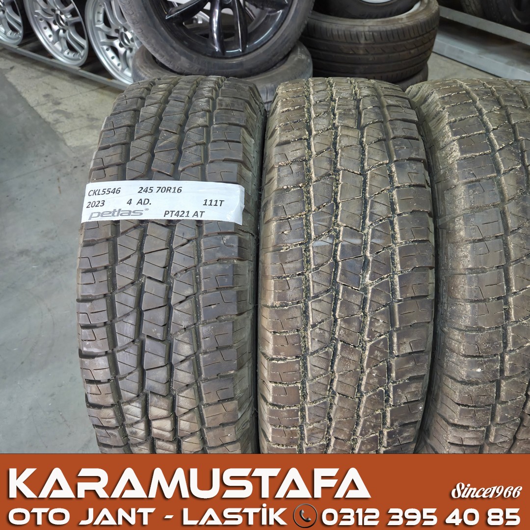 245 70 R 16 PETLAS PT421 AT 111T * 2023 * 4 ADET * CKL5546