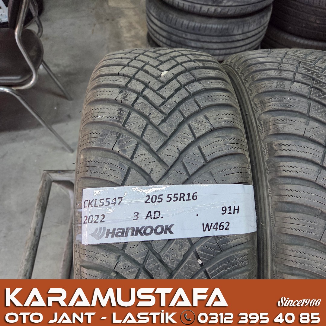 205 55 R 16 HANKOOK W462 91T * 2022 * 3 ADET * CKL5547