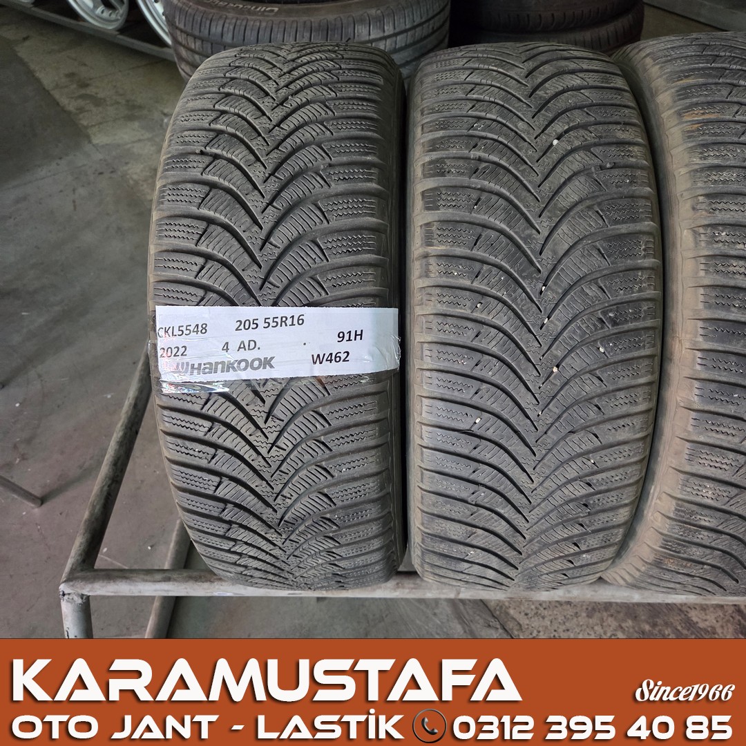 205 55 R 16 HANKOOK W462 91H * 2020 * 4 ADET * CKL5548