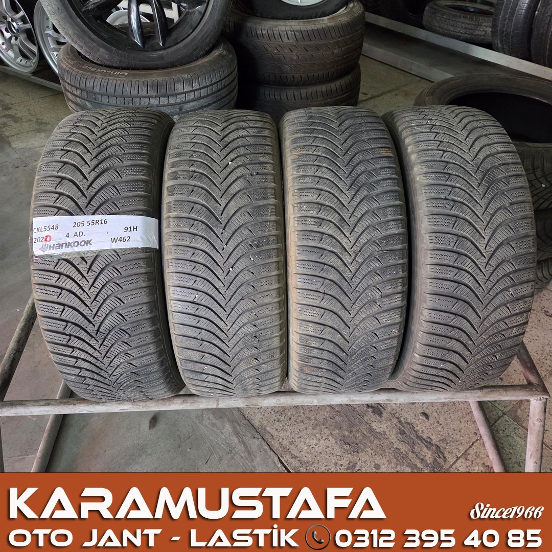 205 55 R 16 HANKOOK W462 91H * 2020 * 4 ADET * CKL5548
