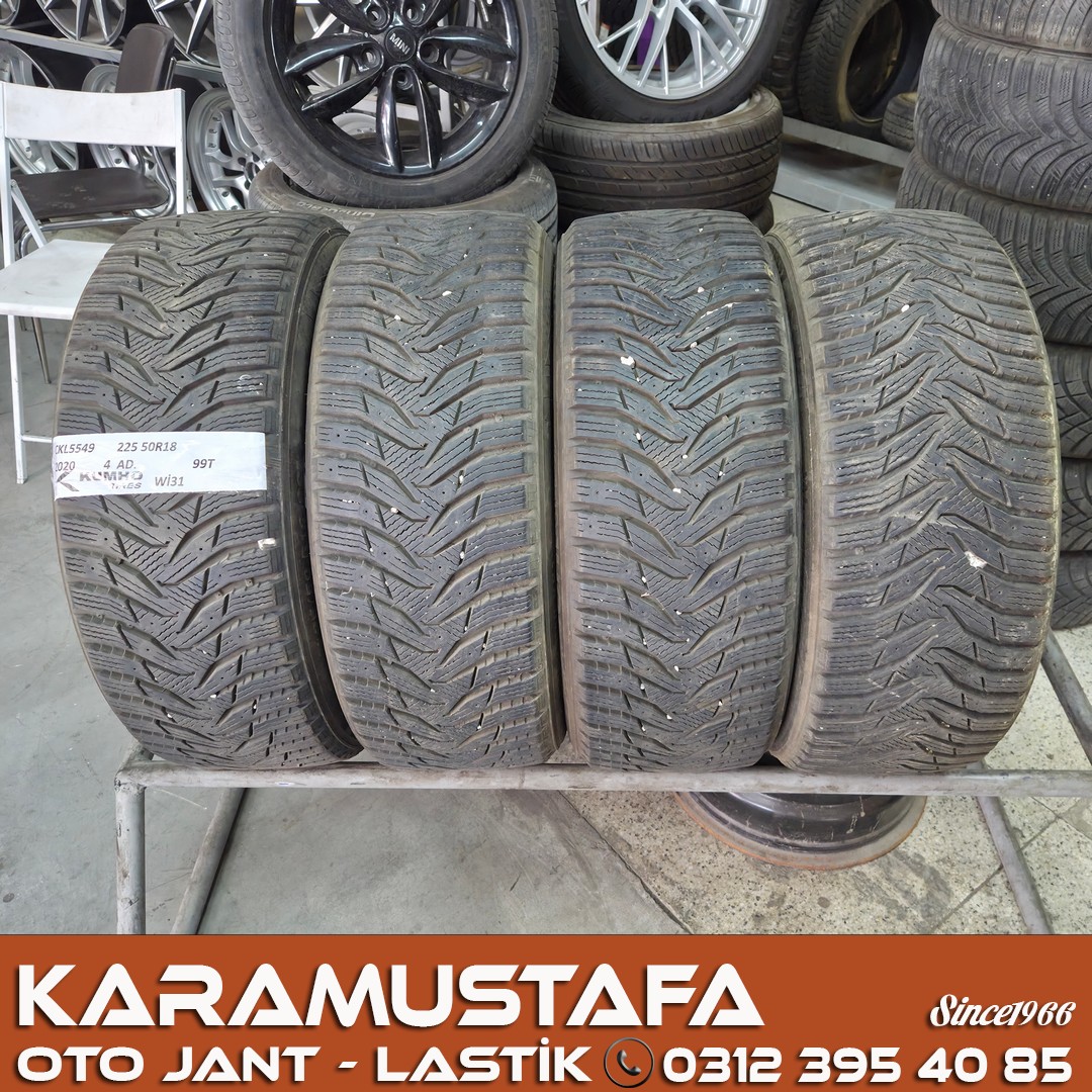 225 50 R 18 KUMHO WI31 99T * 2020 * 4 ADET * CKL5549