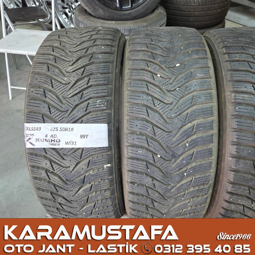 225 50 R 18 KUMHO WI31 99T * 2020 * 4 ADET * CKL5549