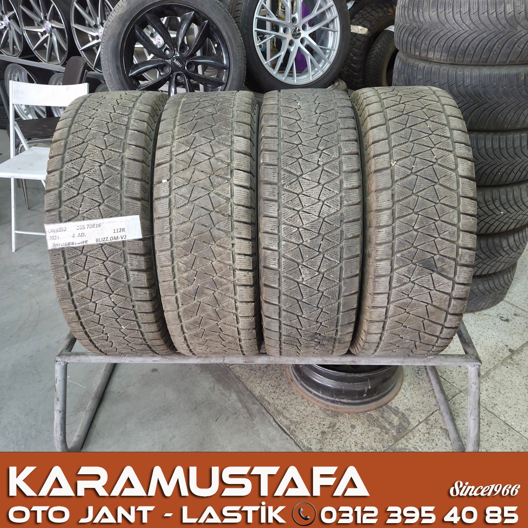 265 70 R 16 BRIDGESTONE DMV2 112R * 2021 * 4 ADET * CKL5552