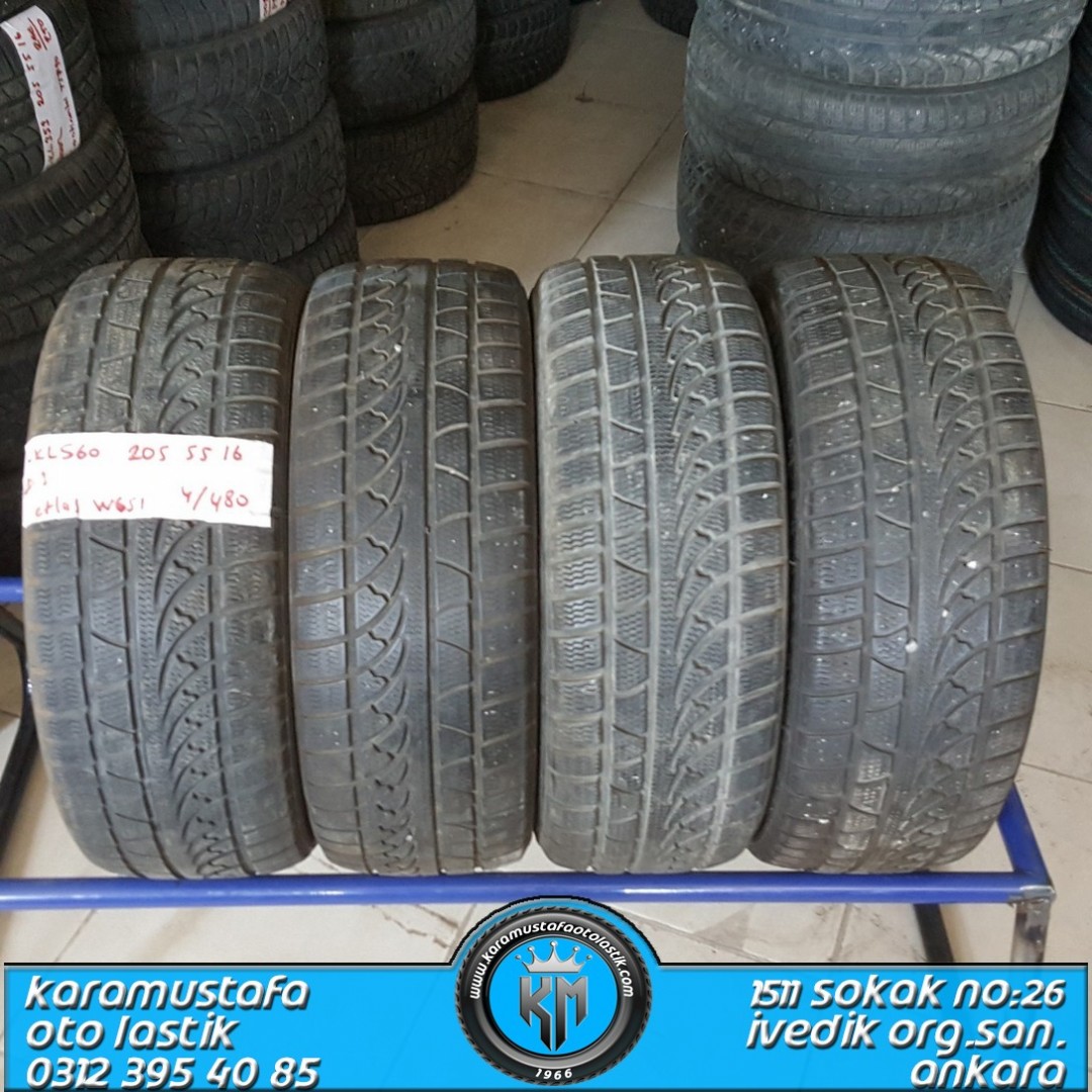 205 55 R 16 PETLAS W651 91H * 2013 * 4 ADET * CKL560