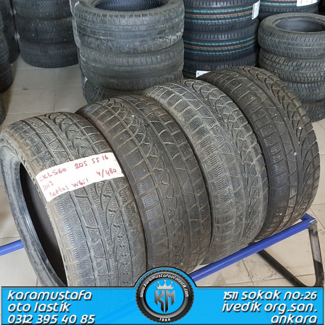 205 55 R 16 PETLAS W651 91H * 2013 * 4 ADET * CKL560