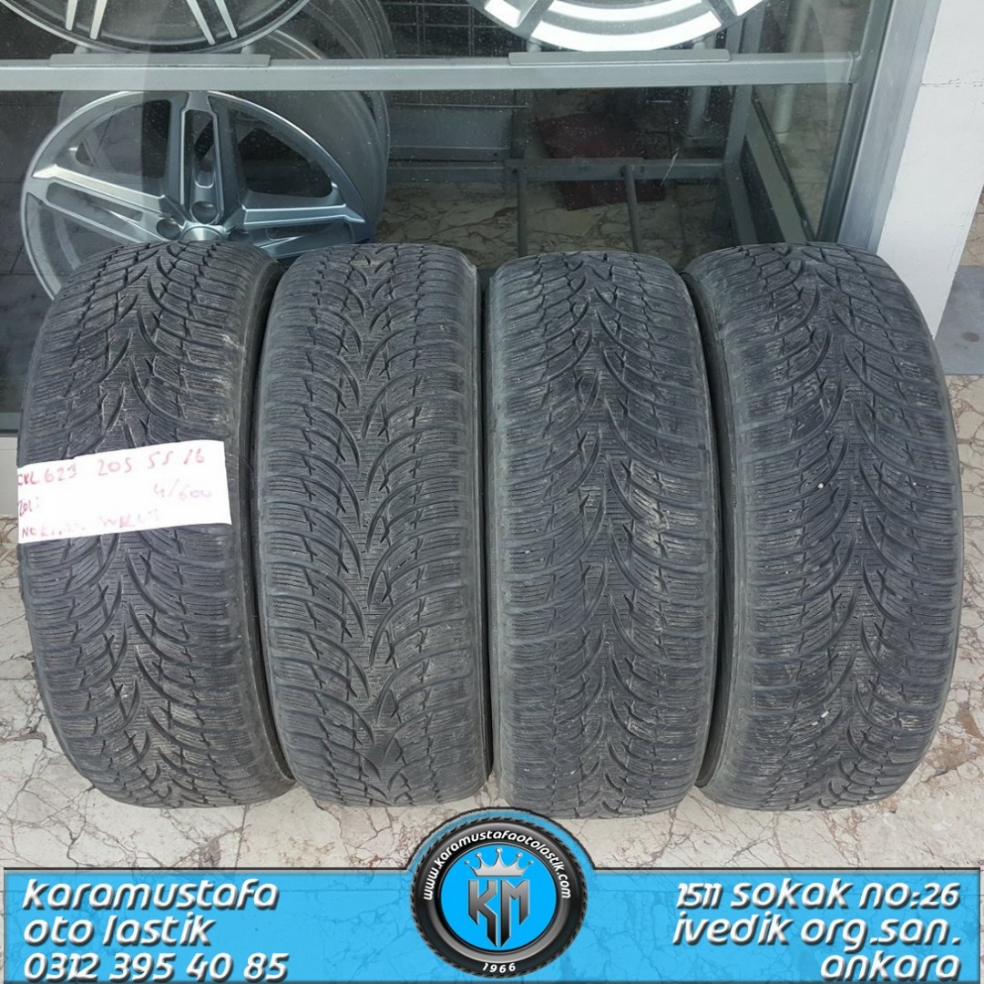 205 55 R 16 NOKIAN WR03 91H * 2011 * 4 ADET * CKL623