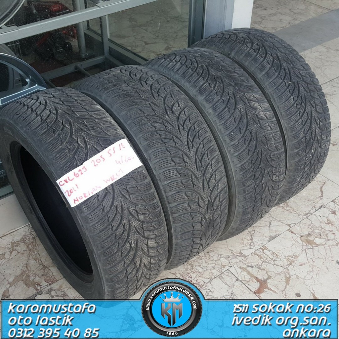 205 55 R 16 NOKIAN WR03 91H * 2011 * 4 ADET * CKL623