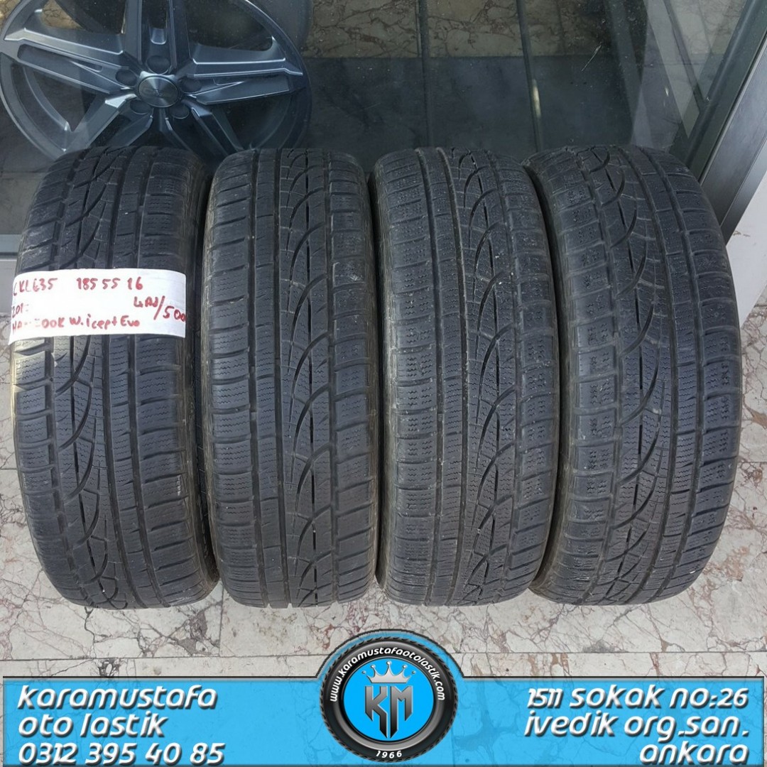 185 55 R 16 HANKOOK W310 87H * 2012 * 4 ADET * CKL635