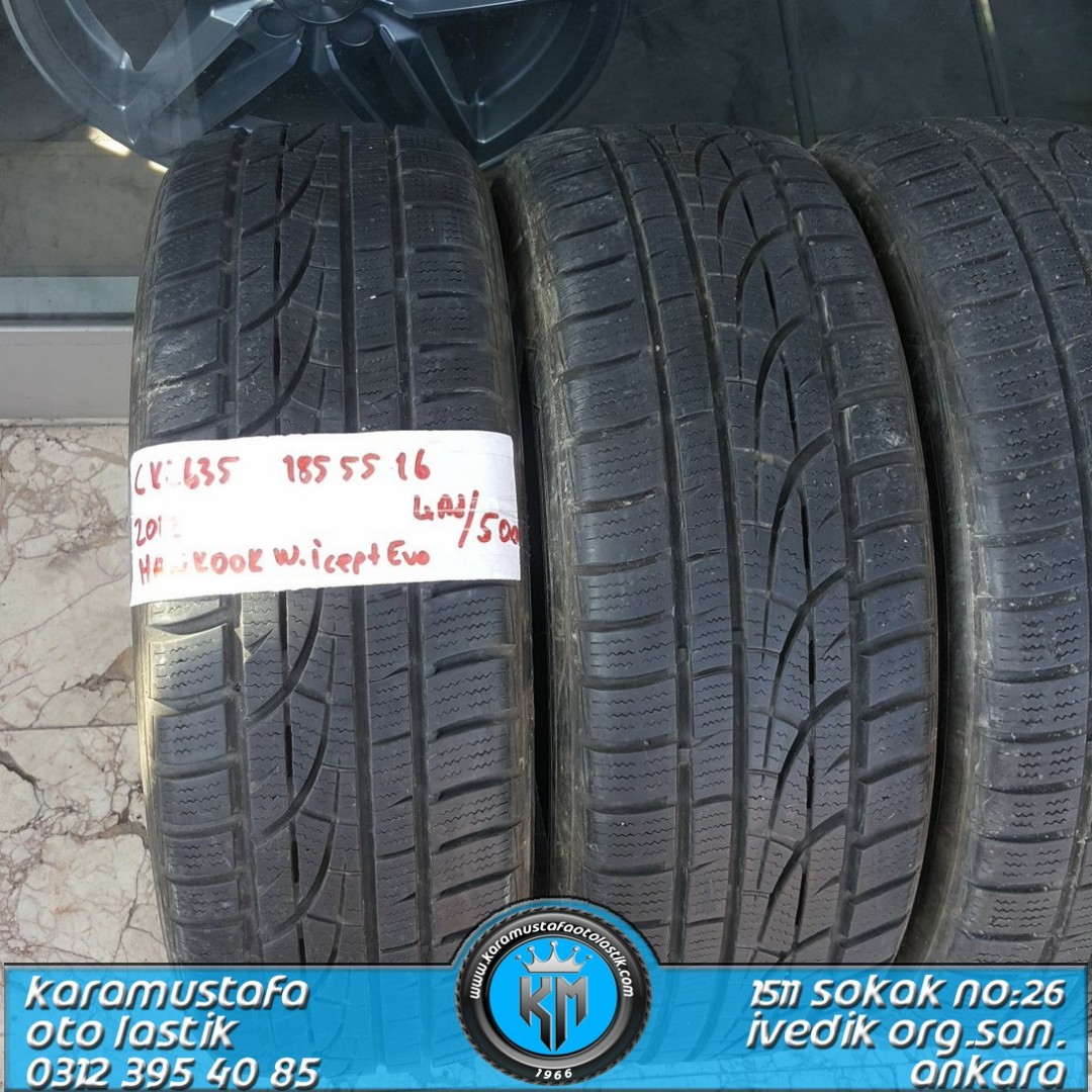 185 55 R 16 HANKOOK W310 87H * 2012 * 4 ADET * CKL635