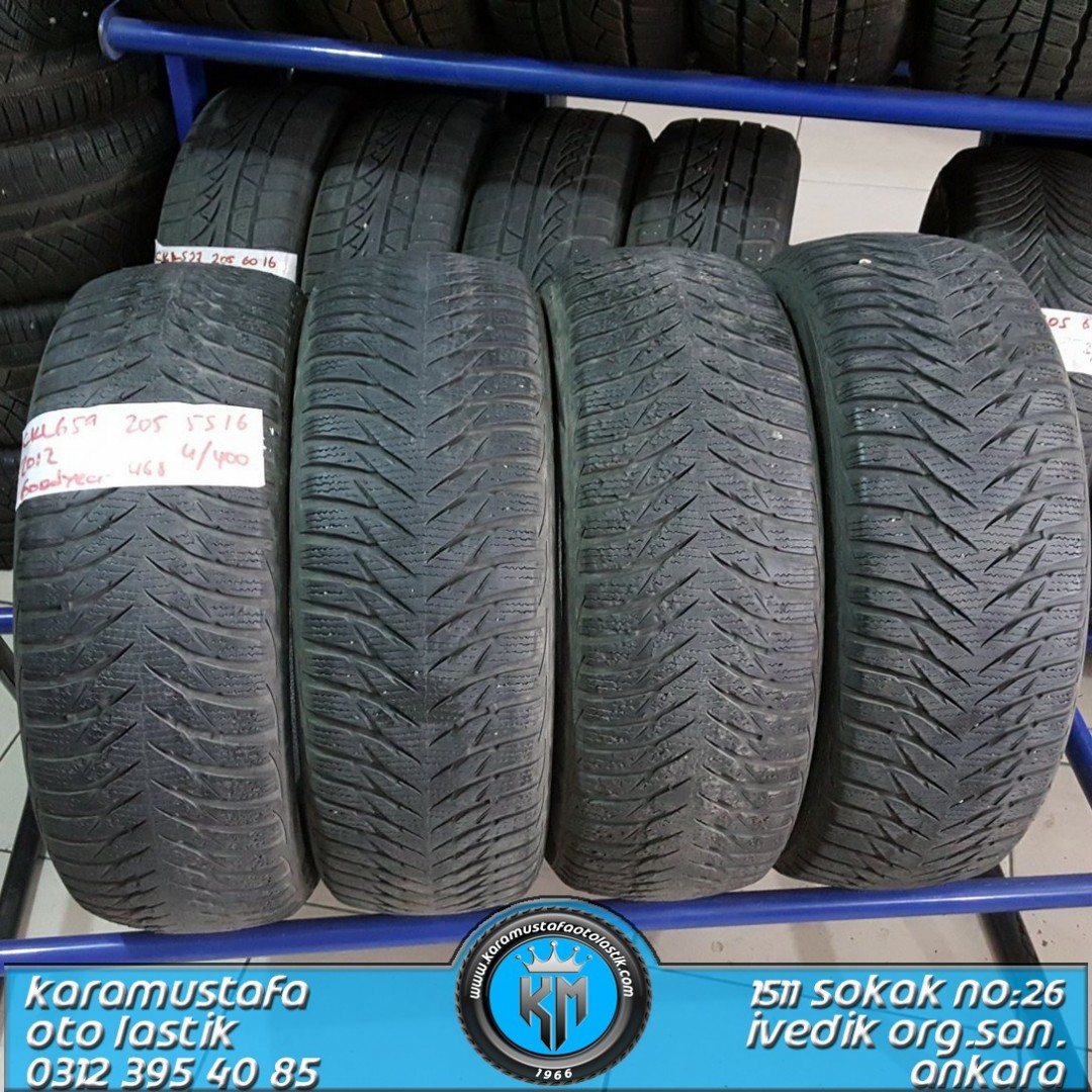 205 55 R 16 GOODYEAR ULTRAGRIP 8 91T * 2012 * 4 ADET * CKL659